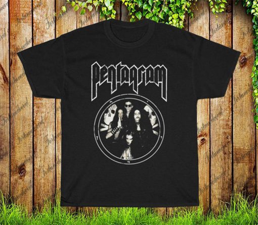 Pentagram T-Shirt, American Heavy Metal Alexandria Tee Shirt