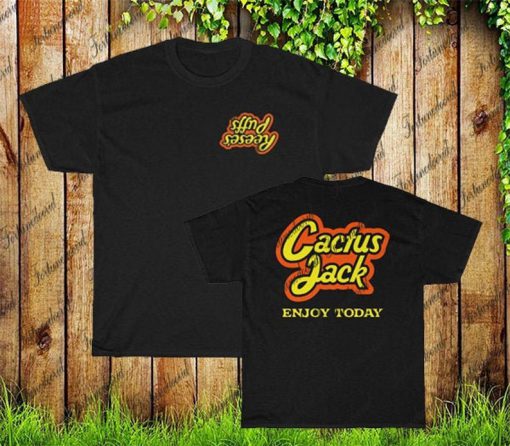 Reeses Puffs Cactus Jack Tee Shirt, Travis Scott T-Shirt Twoside