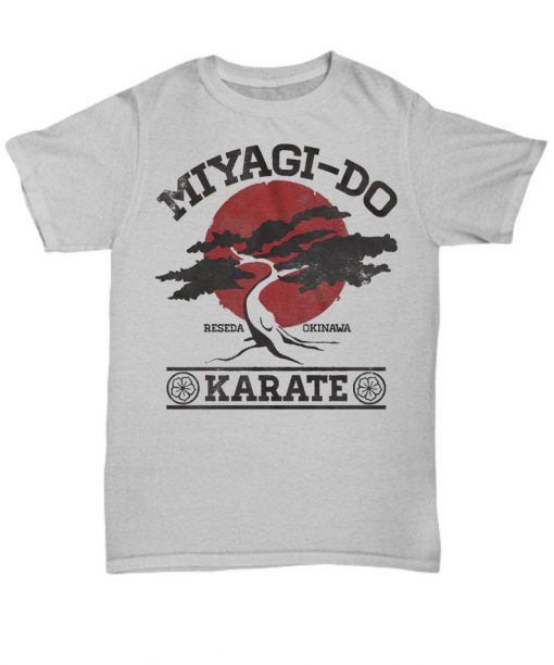 Retro 90s miyagi-do karate kid shirt bonzai tree