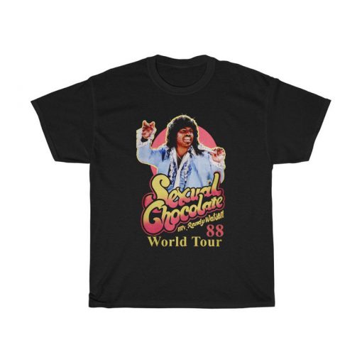 Sexual Chocolate 88' World Tour Mr Randy Watson Eddie Murphy Movie T-Shirt