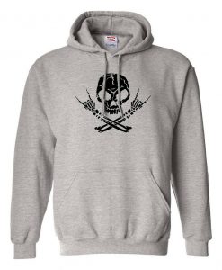 Skull Rock On Hoodie