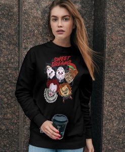 Sweet Dreams Horror Movie, Pennywise, Friday The 13th, Jason Voorhees, Nightmare On Elm Street Freedy Krueger, Jason Sweatshirt