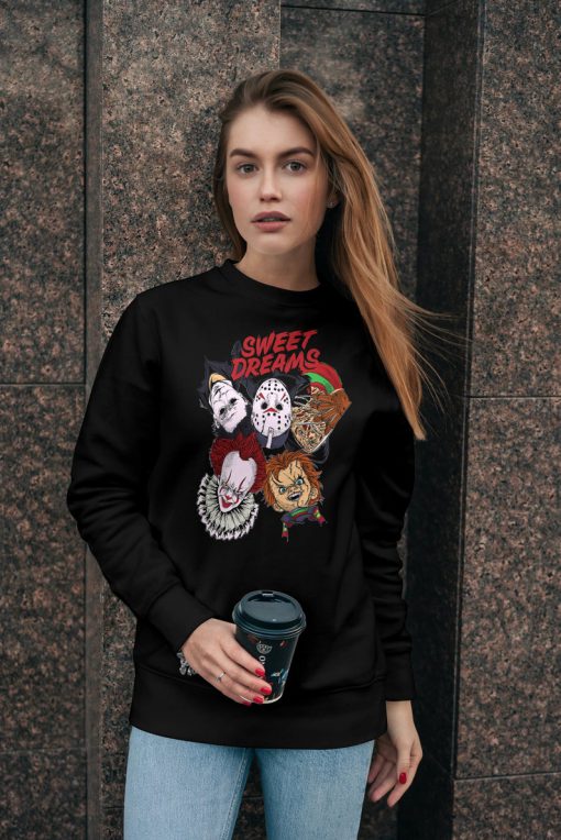 Sweet Dreams Horror Movie, Pennywise, Friday The 13th, Jason Voorhees, Nightmare On Elm Street Freedy Krueger, Jason Sweatshirt