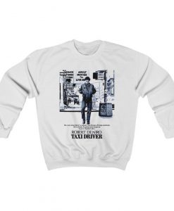 Taxi Driver (1976) Retro Jumper, Robert Deniro Movie, Womens Mens Sweatshirt