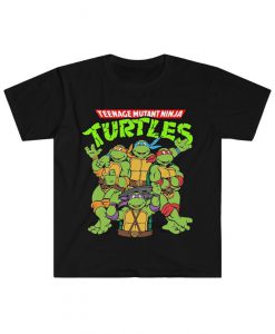 Teenage Mutant Ninja Turtles, TMNT, retro t shirts, Classic Retro Logo, Tee-Shirt, 90s cartoons