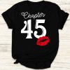 Womens Chapter 45 Years 1975 45th Happy Birthday Lips Gift Shirt for Birthday