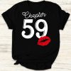 Womens Chapter 59 Years 1961 59th Happy Birthday Lips Gift Shirt for Birthday