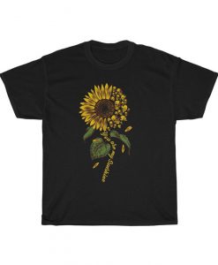 You Are My Sunshine Skull And Sunflower T-Shirt