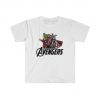 avengers tee, marvel, iron man, captain america shirt