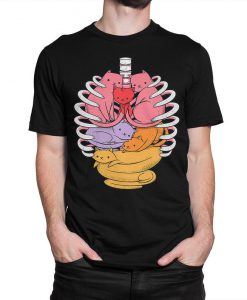 Anatomy Cats Art T-Shirt, Men's and Women's Sizes