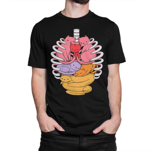 Anatomy Cats Art T-Shirt, Men's and Women's Sizes