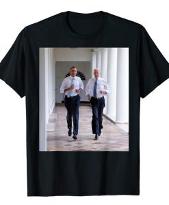 Barack Obama Joe Biden Running Democratic Election Gift T-Shirt