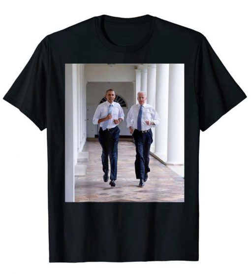 Barack Obama Joe Biden Running Democratic Election Gift T-Shirt