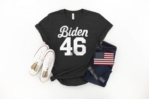 Biden 46 Vintage Look Tshirt Joe Biden Unisex