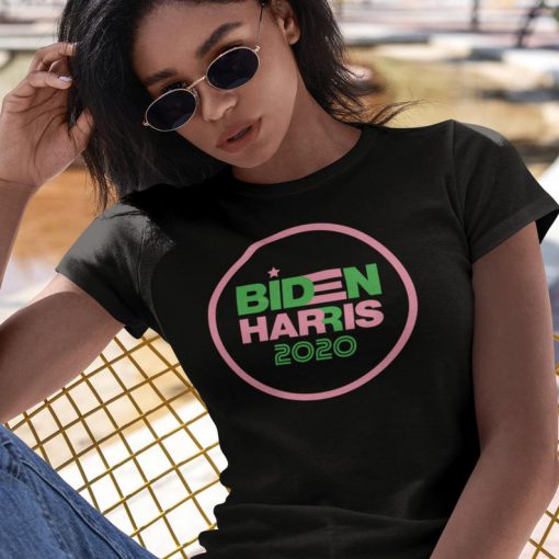 Biden Harris 2020, AKA, Job Biden 2020, Biden Shirt, Kamala Shirt, kamala harris sorority, AKA, Alpha Kappa Alpha, Green and Pink Shirt