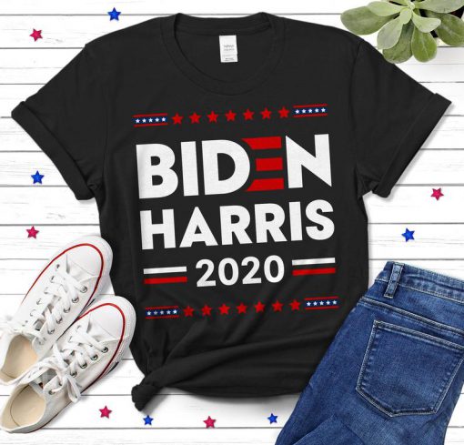 Biden Harris 2020 T-Shirt Joe Biden Kamala Harris USA Political T-Shirt Biden for American President 2020 Presidential Election Campaign