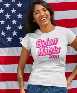 Biden Harris Pink 2020 T-shirt , T-shirt Top Shirt Joe Kamala USA Election American President, Women's Funny 2020 Top. joe biden shirt