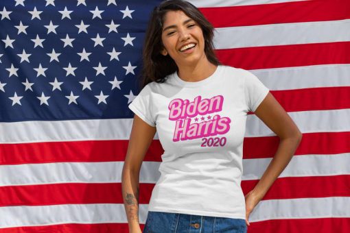 Biden Harris Pink 2020 T-shirt , T-shirt Top Shirt Joe Kamala USA Election American President, Women's Funny 2020 Top. joe biden shirt