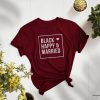 Black Happy And Married Shirt