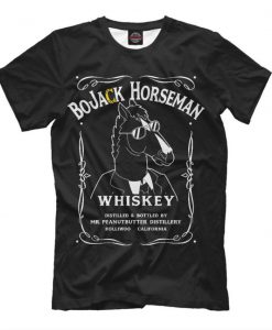 BoJack Horseman Whiskey T-Shirt, Men's Women's All Sizes