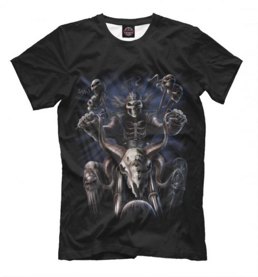 Dead Biker Art T-Shirt, Men's Women's All Sizes