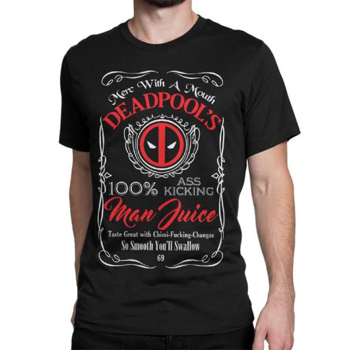 Deadpool's Man-Juice T-Shirt, Men's and Women's Sizes