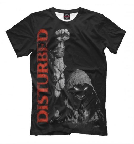 Disturbed Graphic T-Shirt, Rock Tee, Men's Women's