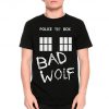 Doctor Who Bad Wolf T-Shirt, Men's and Women's Sizes