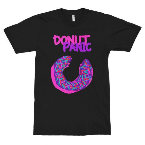 Donut Panic Funny T-Shirt, Men's and Women's Tee, All Sizes