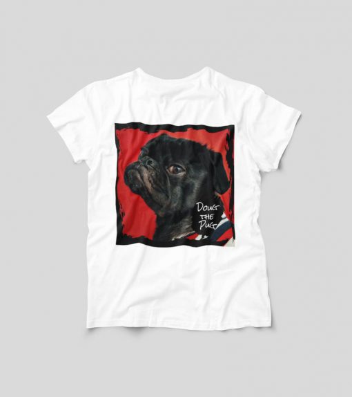 Doug The Pug Portrait Shirt, Dog Lovers Shirt