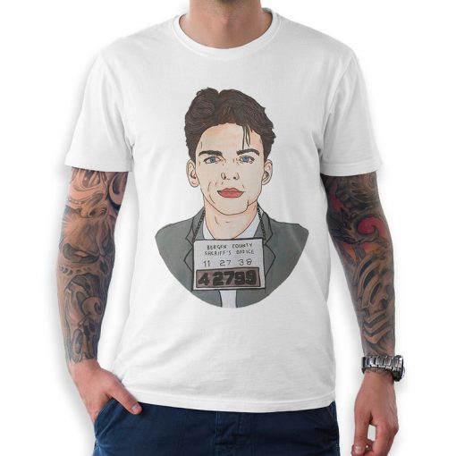 Frank Sinatra Art Mugshot T-Shirt, Retro Graphic Tee, Men's and Women's All Sizes