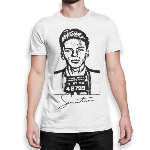 Frank Sinatra Mugshot T-Shirt, Retro Graphic T-Shirt, Men's and Women's All Sizes