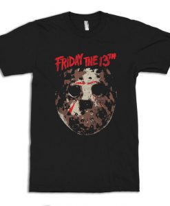 Friday the 13th Jason Voorhees T-Shirt, Friday 13 Horror Tee, Men's and Women's All Sizes