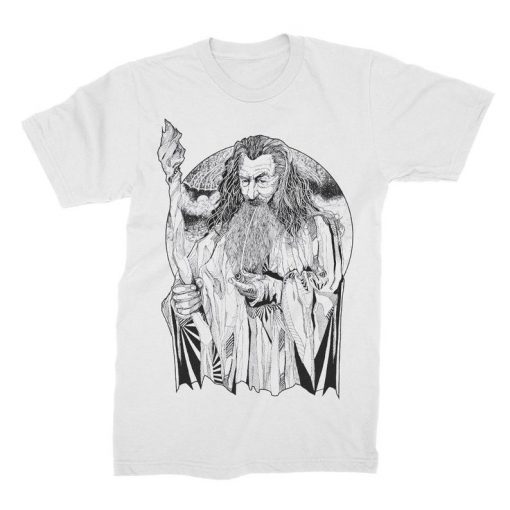 Gandalf The Lord of the Rings Art T-Shirt, Men's and Women's Sizes