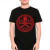 Hail Cthulhu Hydra Logo T-Shirt, Men's and Women's Black Tee, All Sizes