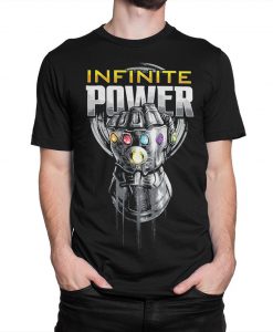 Infinite Power Thanos T-Shirt, The Infinity Gauntlet Avengers Marvel Tee, Men's and Women's Sizes