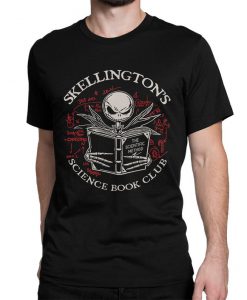 Jack Skellington Science Book Club T-Shirt, The Nightmare Before Christmas Tee