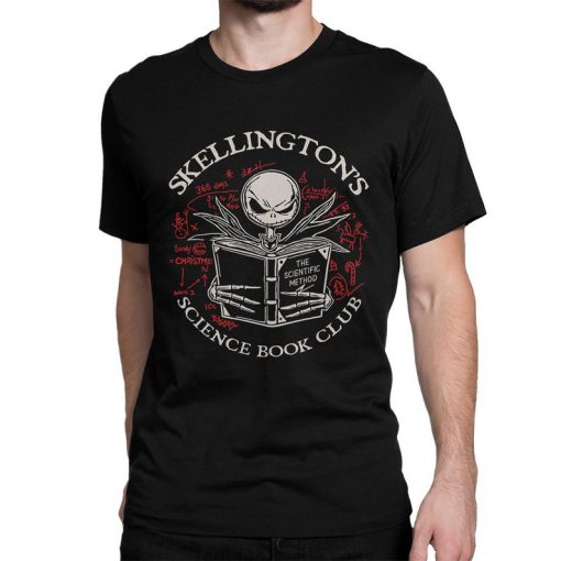 Jack Skellington Science Book Club T-Shirt, The Nightmare Before Christmas Tee