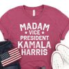 Kamala Harris Tshirt - Madam Vice President - Biden Harris 2020 Vintage Look Design Unisex T Shirt