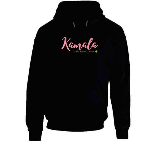 Kamala Is My Sorority Sister Black Hoodie