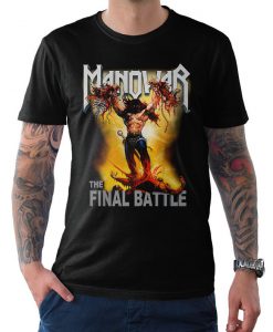 Manowar The Final Battle T-Shirt, Men's and Women's All Sizes