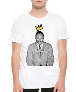 Martin Luther King Jr. Mugshot Graphic T-Shirt, Men's and Women's Sizes