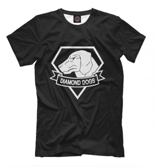 Metal Gear Diamond Dogs T-Shirt, Video Game Tee, Men's Women's All Sizes