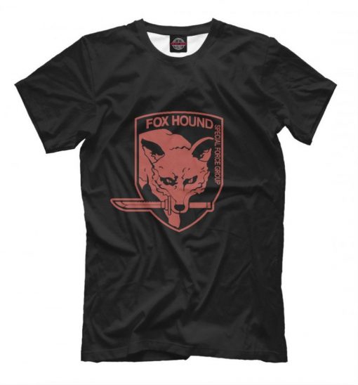 Metal Gear Fox Hound T-Shirt, Video Game Tee, Men's Women's All Sizes