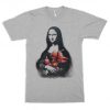 Mona Lisa with Balloon Poodle T-Shirt, Leonardo da Vinci Funny Tee, Men's and Women's Sizes