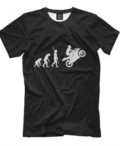 Moto Evolution Funny T-Shirt, Men's Women's All Sizes