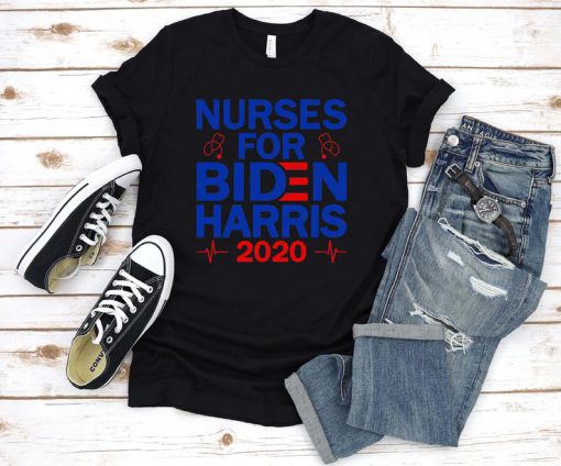 Nurses For Biden 2020 T-shirt - Support Joe Biden And Democrat - American Election Joe Biden Supporters 2020 T-shirt