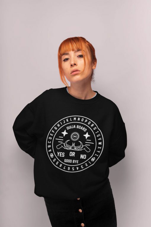 Ouija Board Sweater, Witchy Spiritual Ouija Board Sweatshirt