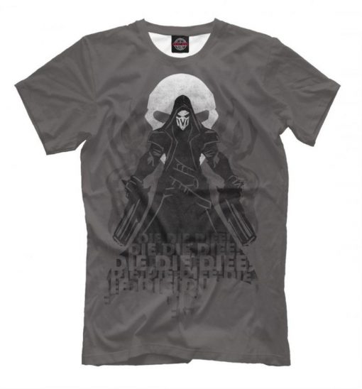 Overwatch Reaper T-Shirt, OW Video Game Tee, Men's Women's All Sizes