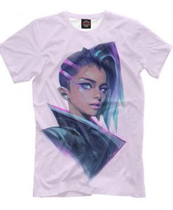 Overwatch Sombra T-Shirt, OW Video Game Tee, Men's Women's All Sizes